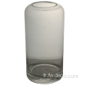 Vase en verre à cylindre haut transparent pour les fleurs